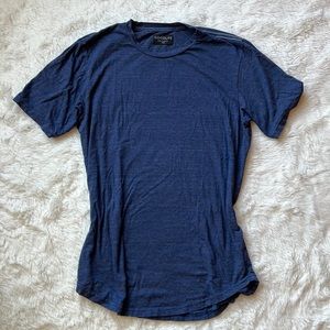 Overdyed Tri-Blend Scallop Crew T-Shirt